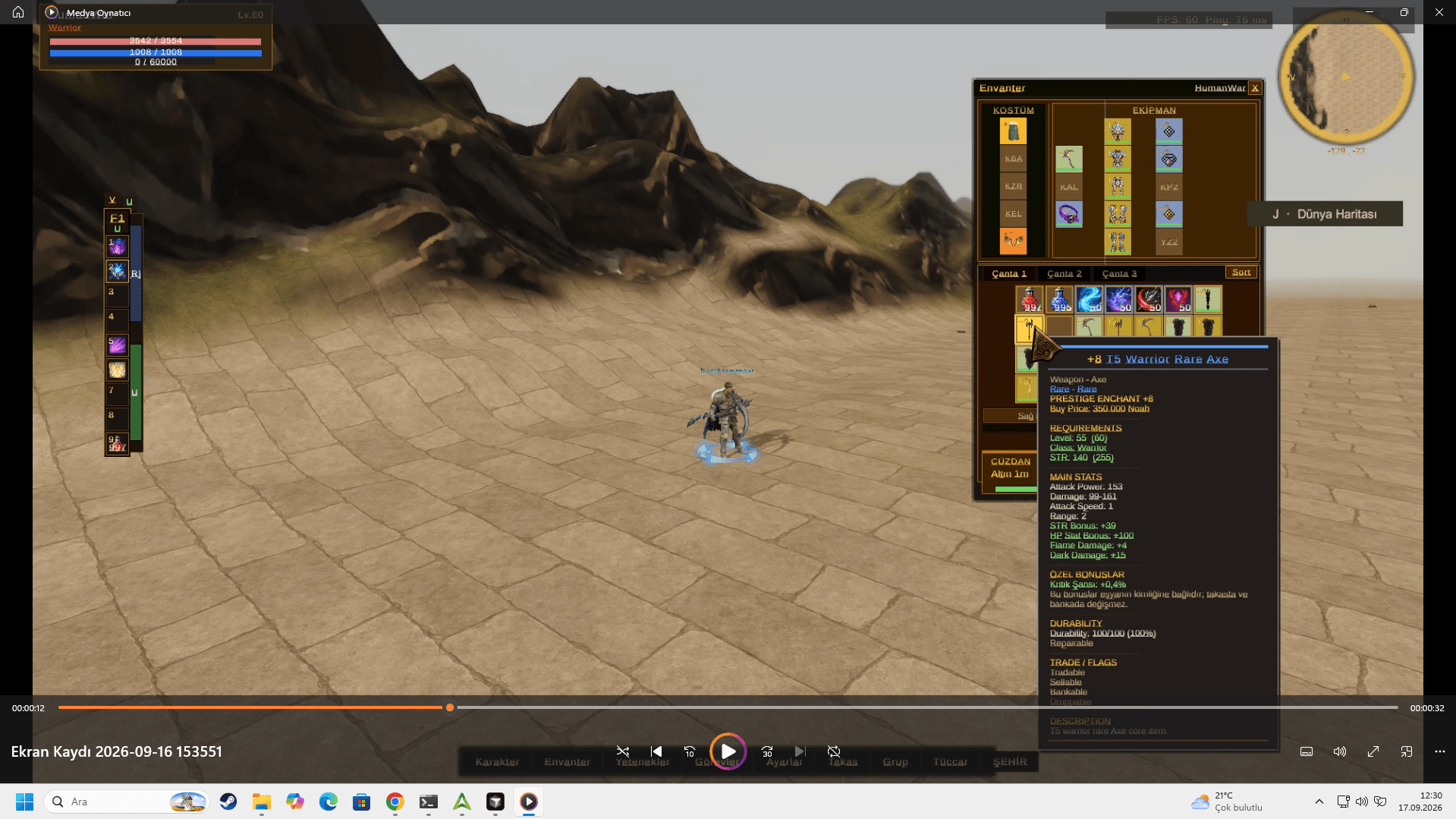 A Rogue close-up from a development capture.